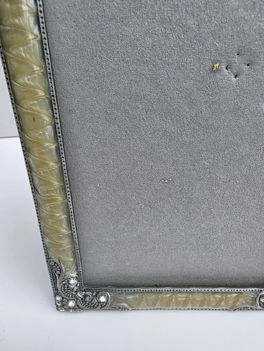 Elegant Cream and Silver Decorative Picture Frame